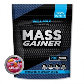 WILLMAX Mass Gainer 2кг Бабл-Гам