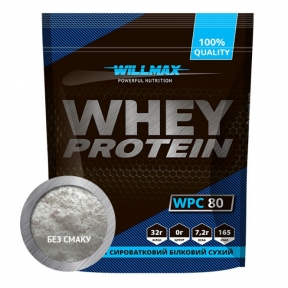 WILLMAX WHEY PROTEIN 80% Натуральный 920г
