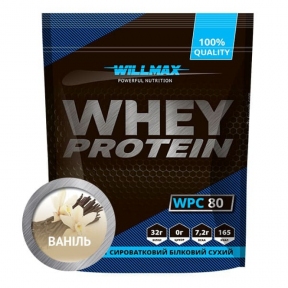 WILLMAX WHEY PROTEIN 80% Ваниль 920г