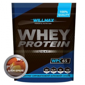 WILLMAX WHEY PROTEIN 65% 1кг Крем Брюле