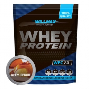 WILLMAX WHEY PROTEIN 80% Крем Брюле 920г