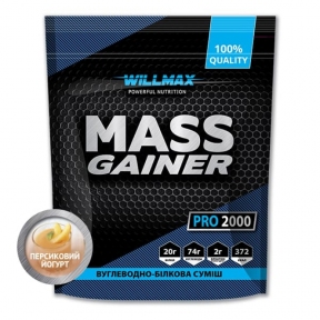 WILLMAX Mass Gainer 2кг Персиковый йогурт