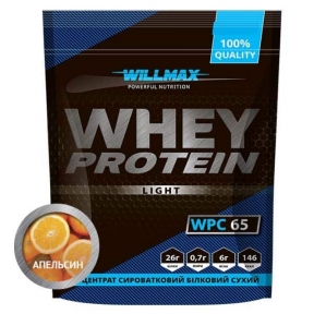 WILLMAX WHEY PROTEIN 65% 1кг Апельсин