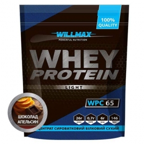 WILLMAX WHEY PROTEIN 65% 1кг Шоколад-Апельсин