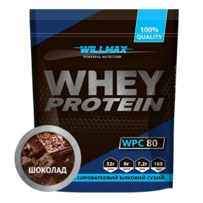 WILLMAX WHEY PROTEIN 80% Шоколад 920г