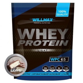 WILLMAX WHEY PROTEIN 65% 1кг Баунти