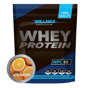 WILLMAX WHEY PROTEIN 80% Апельсин 920г
