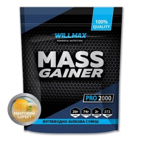 WILLMAX Mass Gainer 2кг Манговый сорбет