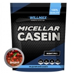 WILLMAX Micellar Casein 80% Вишня 900г
